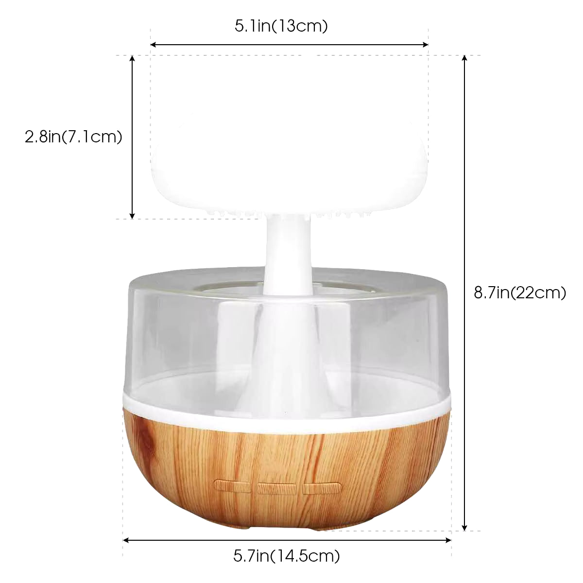 Transform Your Space with the Colorful Rain Cloud Humidifier - Aroma and Ambiance in One!